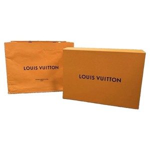 Authentic Orange Louis Vuitton Gift Box & Gift Bag Set