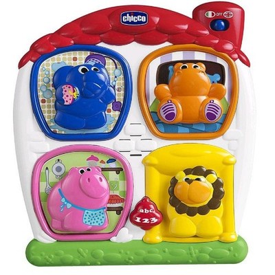 Chicco Happy Palace 2 in 1 Formensotierer und Puzzle | Spielzeug ab 9 Monate
