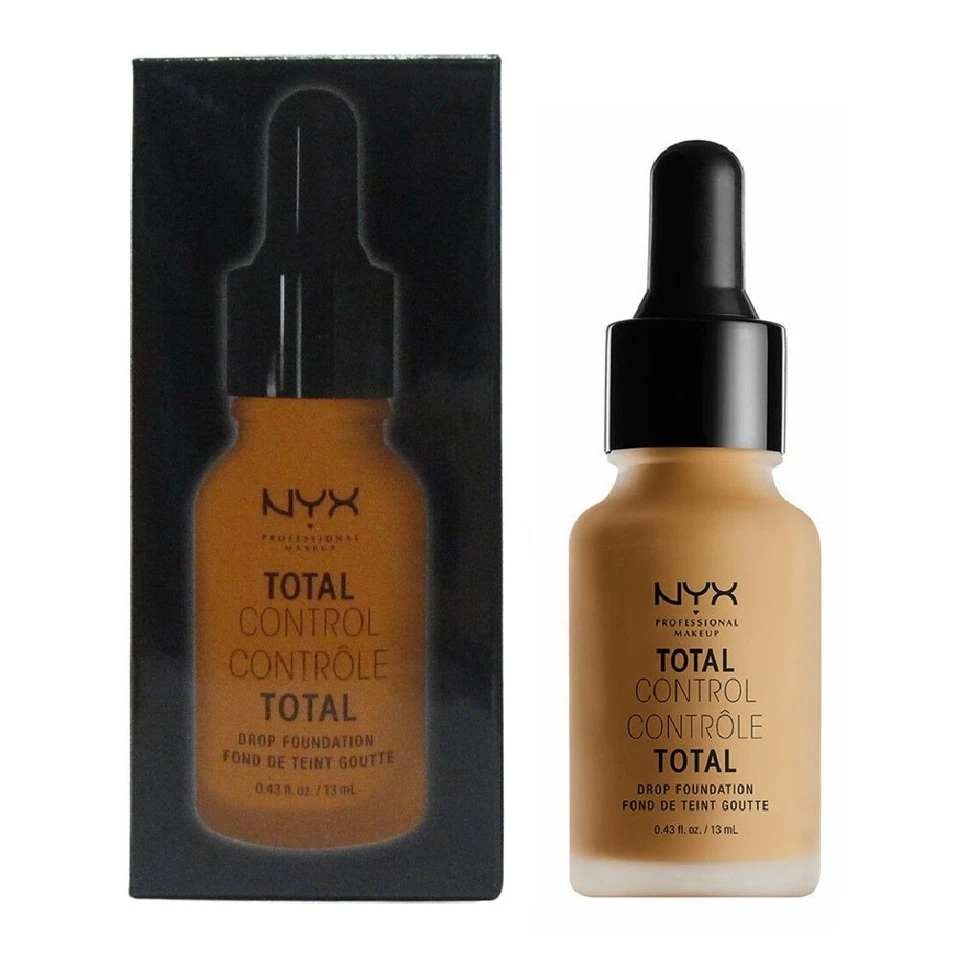 Pack of 2 NYX Total Control Drop Foundation, Golden Honey # TCDF14 - Image 2 of 4