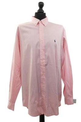 Polo Ralph Lauren Yarmouth Herren Langarm Hemd Oberhemd L KW42 rosa Button-Down - Bild 1 von 4