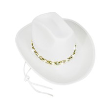 Womens Cosplay Cap Stage Show Cowgirl Hat Western Clubwear Sparkly Sparkly Caps