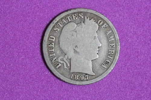 Estate Find 1897 O Barber Dime #K60191
