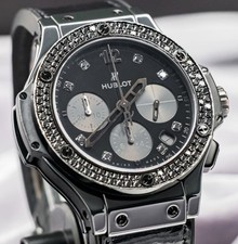 Hublot Big Bang 41 mm All Black Shiny Black Diamonds Ceramic 341.CX.1210.VR.1100 6