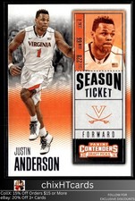 Justin Anderson 2016 Panini Contenders Draft Picks #51 Virginia Cavaliers