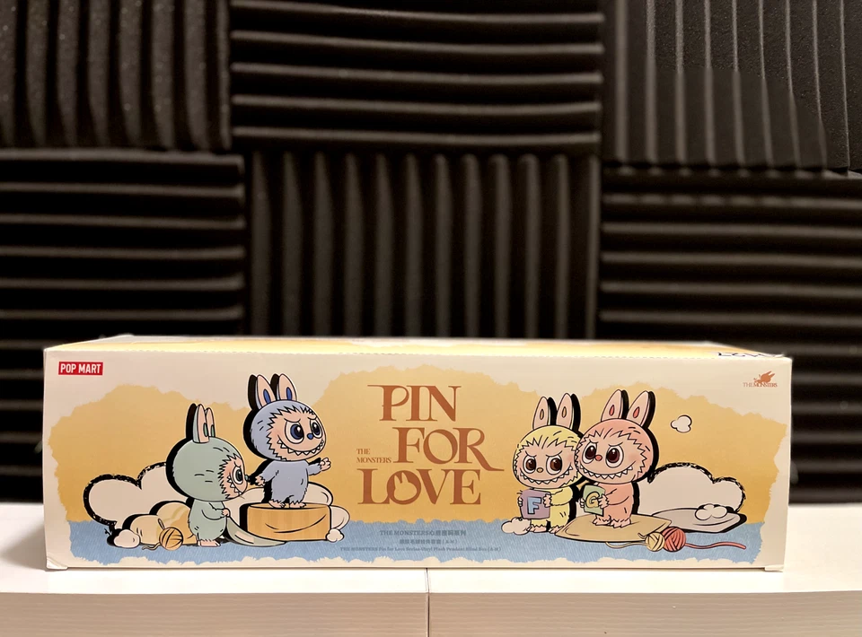 Pop Mart Labubu “Pin for Love” Plush Keychains – Choose Your Letter (A-M)