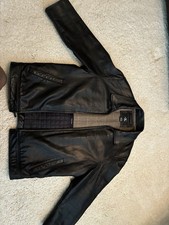 Calvin Klein Men's Leather Jacket Medium