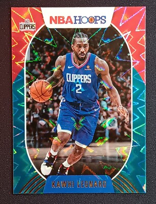 2020 Panini NBA Hoops Teal Explosion #117 Kawhi Leonard - Clippers