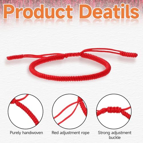 Handmade Red String Bracelet Authentic Blessed Tibetan Buddhist Monks ...