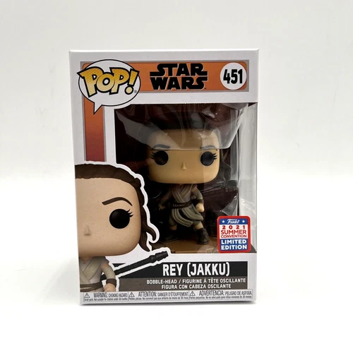 Funko Pop Star Wars Rey Jakku 451 SDCC 2021 FUNKON