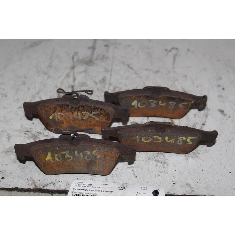 PLAQUETTES DE FREIN ARRIÈRE POUR CITROEN - DS C5 (08-11) (11-17) X7 2.0 2008 - Photo 3/4