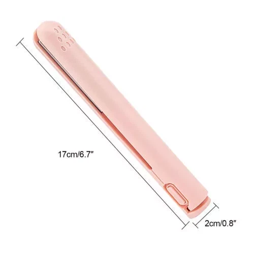 Mini Dual-Purpose Curling Iron 2 in 1 Travel Hair Straightener USB Curler Fast - Picture 2 of 15