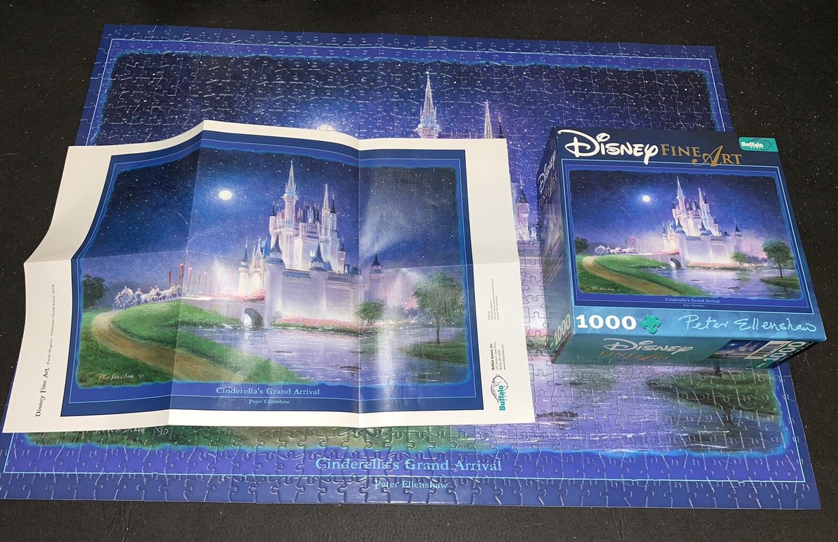 Disney Fine Art 1000 Piece Puzzle Cinderella's Grand Arrival Peter