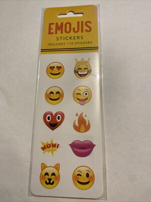 Emojis : Stickers: Includes 115 Stickers by Peter Pauper Press Inc. (2023,...