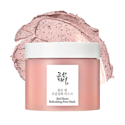 Red Bean Pore Refreshing Mud Mask - Hydrating Exfoliator for All Skin Types