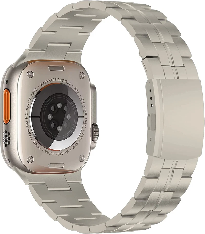 Titanium Band Watch Strap for Apple Watch Ultra 49mm Series 8 7 SE 6 5 4 3 2 1 - Image 4 of 4