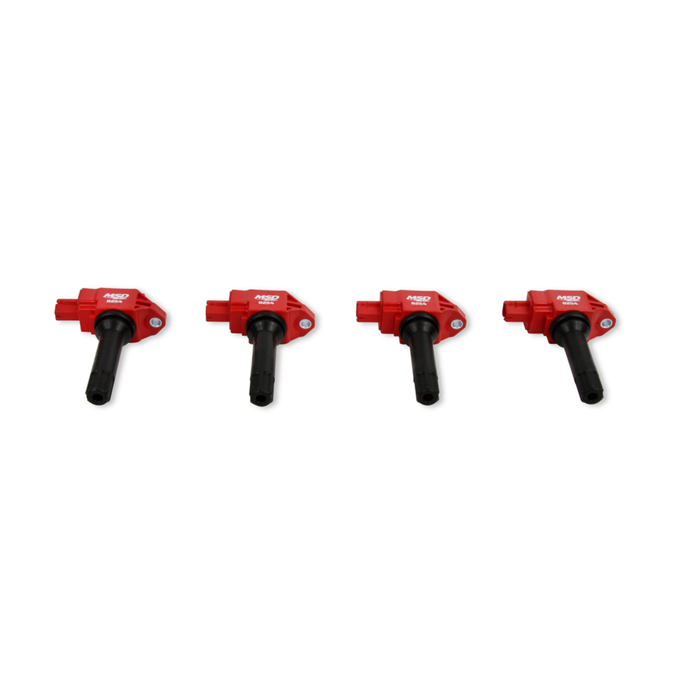 MSD Blaster Series Ignition Coil Red 4 Pack For Subaru / Toyota