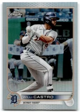 2022 TOPPS CHROME RERFACTOR WILLI CASTRO DETROIT TIGERS #173