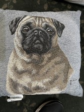Pug Puppy Dog Plush Throw Pillow Decor 14 x 14