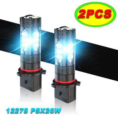 8000k Blue LED Bulbs For Mercedes-Bens GL450 2007-2011 Fog Light Daytime DRL