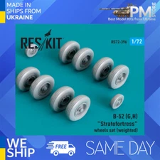 Reskit RS72-0396 1/72 B52 G,H Stratofortress wheels set weighted Resin 3DPrinted