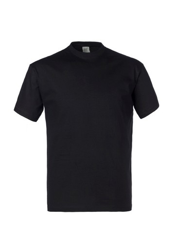 STOCK 10 Maglie NERE t-shirt Mezza Manica girocollo Puro Cotone Tutte le  Taglie | eBay