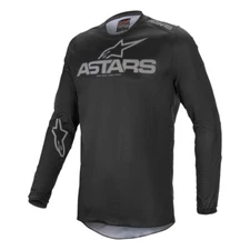 Alpinestars Fluid Graphite Black/Gray MX Off-Road Jersey Men's Sizes SM - XL