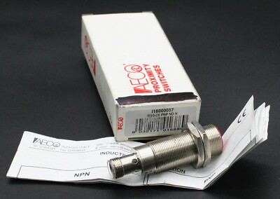One (1) AECO SI18-C5 PNP NO H Induction Proximity Sensor I18000057 Italy #2 NEW