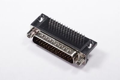 09563627813 Harting High Density D-Sub Plug Male Right Angle 44 Pos 3 Row DB NOS