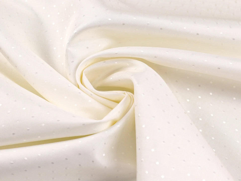 Acetat Viskosefutter Stoff Jacquard Futter PUNKTE CREME EUR 12,98/m - Bild 1 von 1