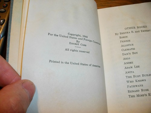 Ben Franklin, An American Eagle, by Cobb, 1st??, 1944, SIGNED, HB, Illustrated - Picture 4 of 7