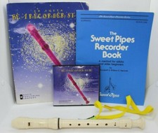 Yamaha Recorder Soprano Baroque YRS 24B Sweet Pipes Be A Recorder Star Lot