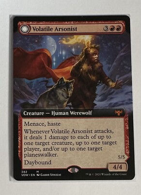 MTG - Volatile Arsonist Dire-Strain Anarchist - Mythic - VOW 382 - NM+