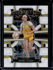 2024 Panini Select WNBA - Concourse Dearica Hamby #77 White Prizm /99