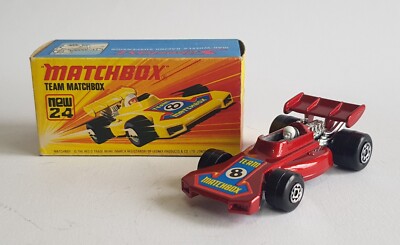 Matchbox Superfast Nr. 24, Team Matchbox / rot Nr. 8,- super neuwertig