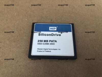 WD SILICONDRIVE  256MB   CF  cards  PATA compact flash SSD-C25M