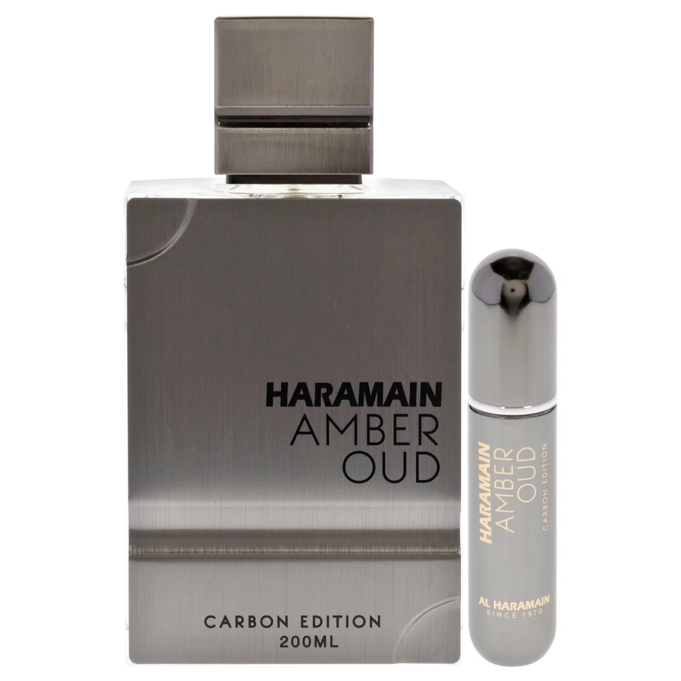 Amber Oud - Edición Carbono por Al Haramain para Hombres - Spray EDP de 6.7 OZ Foto 2 de 4