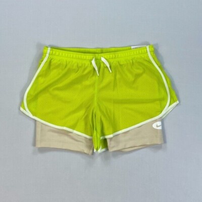 Girl's Nike DO7119 Dri Standard Fit Dri Fit Tempo 2 in 1 Run Running Shorts