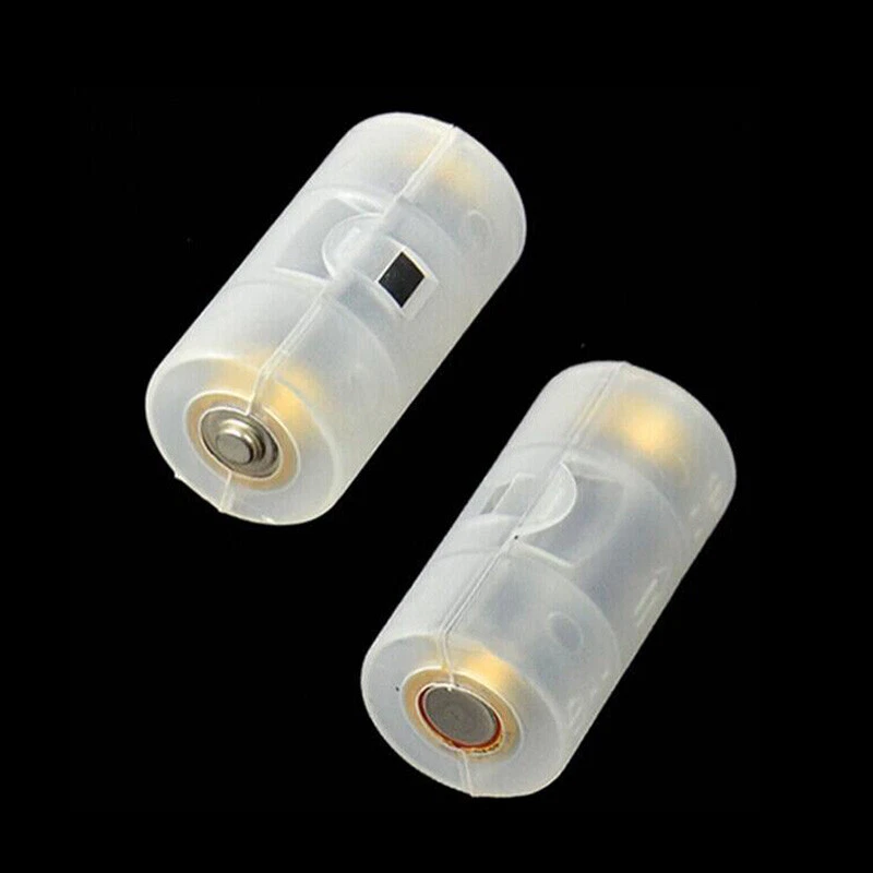 AA To C Size Battery Converter Adapto/Adapter Case Holder Storage Box Plastic - Image 4 of 4