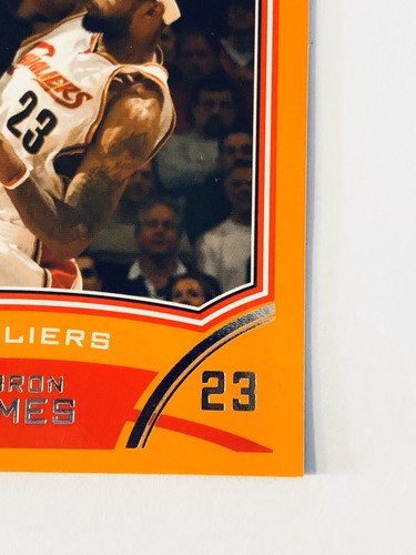 2008-09 Bowman Basketball Orange parallel LeBron James - Picture 4 of 7