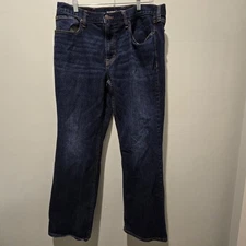 Old Navy Boot-Cut Semi-Evase  Men size 36 x 32 Dark wash