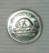 2002 Canada 5 Cents • Crowned Jubilee Obverse • XF /  AU+ Sharp Detail