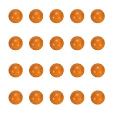 20 Pcs Quartz Pearl Balls, 6mm Round Glass Crystal Loose Beads, Coffee