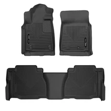 Husky Liners Black Front & 2nd Seat X-Act Contour Floor Liners for 07-11 Tundra
