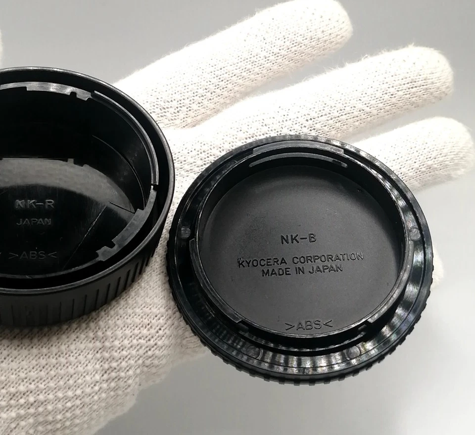 SSR🎦👀✨MINT✨ Contax N Body Cap NK-B & Rear Lens Cap NK-R for N1 NX From JAPAN - Image 4 of 4