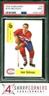 1958 PARKHURST #34 JEAN BELIVEAU CANADIENS HOF POP 10 PSA 9