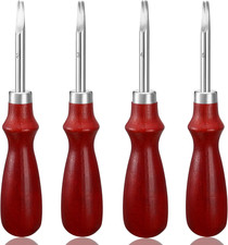 4 Pieces Edge Leather Beveler Craft Edge Beveler Cutting Beveling Leather Skiver