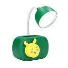 Desk Lamp Dark Green Foldable Flexible Lighting Supplies For Camping Travel