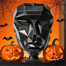 Squid Game front man mask anonymous boss Halloween / Christmas mask face  mask