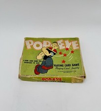 Vintage 1934 Popeye Playing Card Game 42 Cards Original Box Whitman Publishing