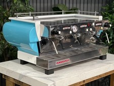 LA MARZOCCO FB70 3 GROUP BLUE & WHITE ESPRESSO COFFEE MACHINE COMMERCIAL CAFE